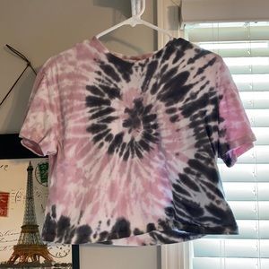 Garage tie-dye crop t shirt